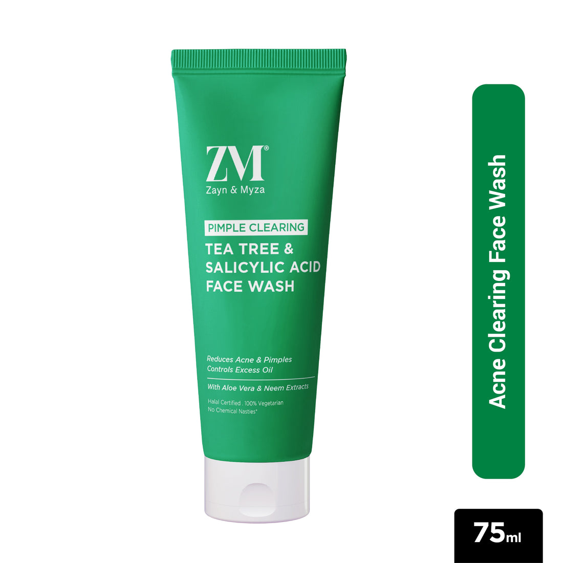 Zyan & Myza Tea Tree & Salicylic Acid Face Wash (Tube) for Women (75ml)