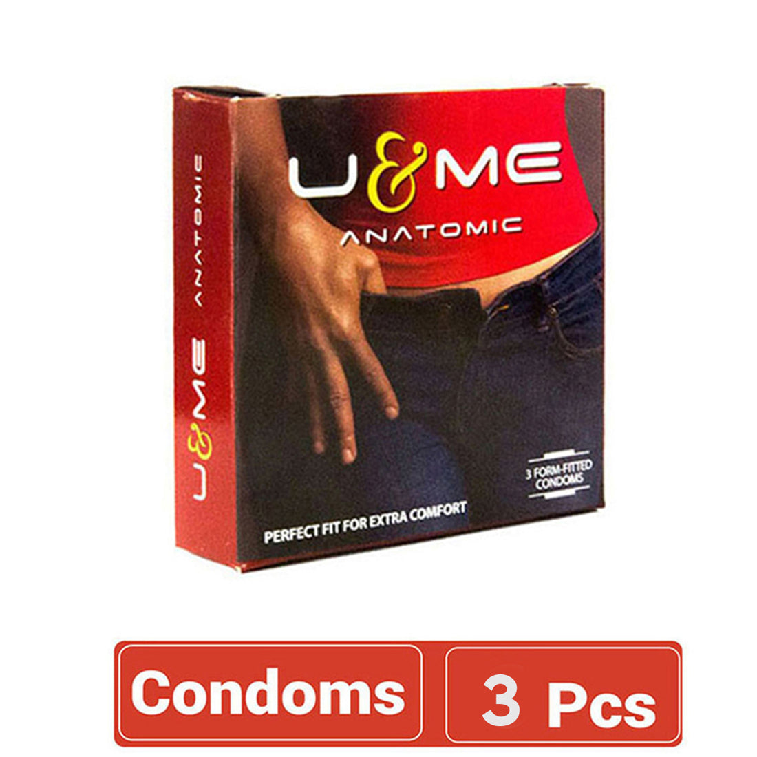U&ME Anatomic Condom 3 piece