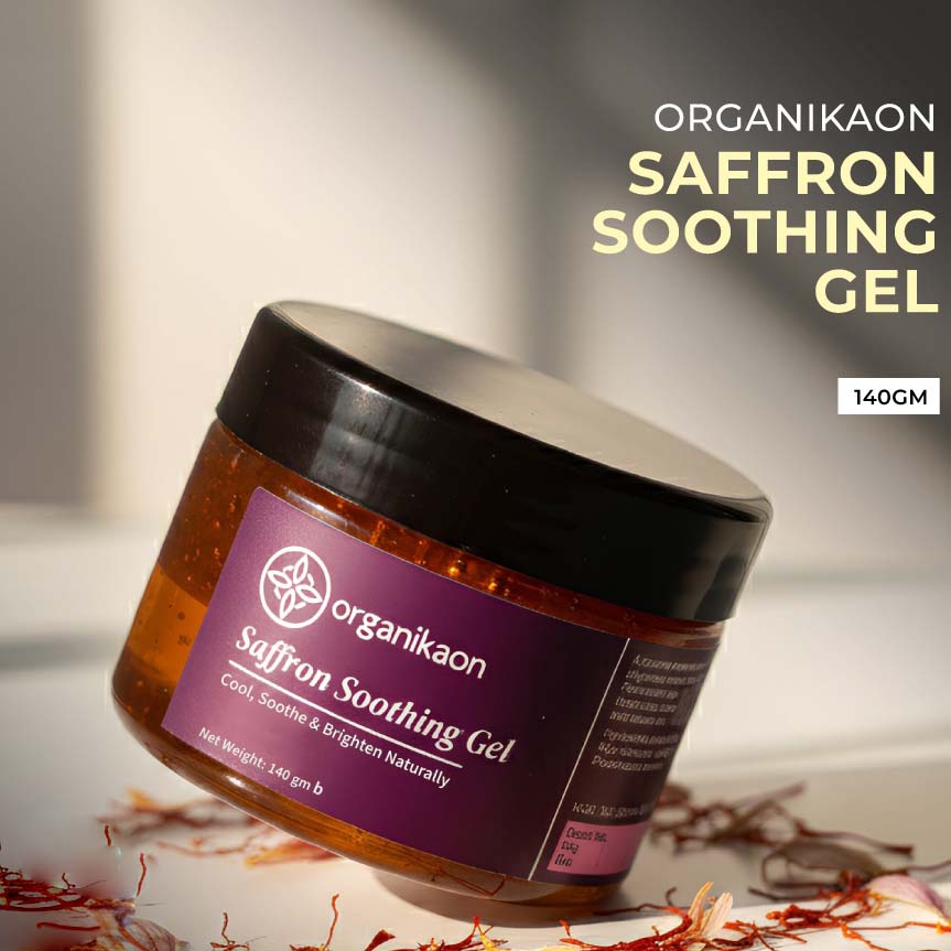 Organikaon Saffron Soothing Gel 140gm