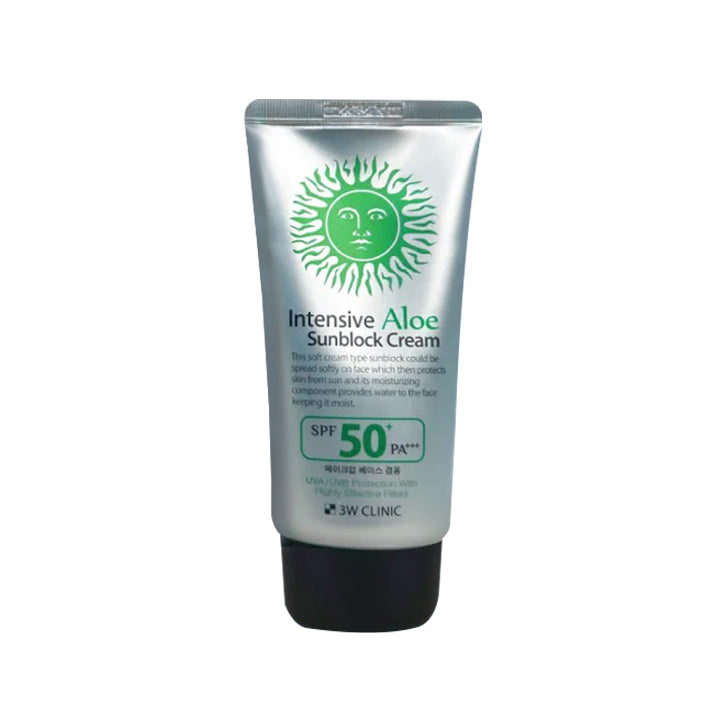 3W Clinic Intensive Aloe Sunblock Cream SPF50+ PA+++ 70ml