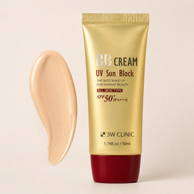 3W Clinic BB Cream UV Sun Block SPF 50+ PA+++ (50ml)