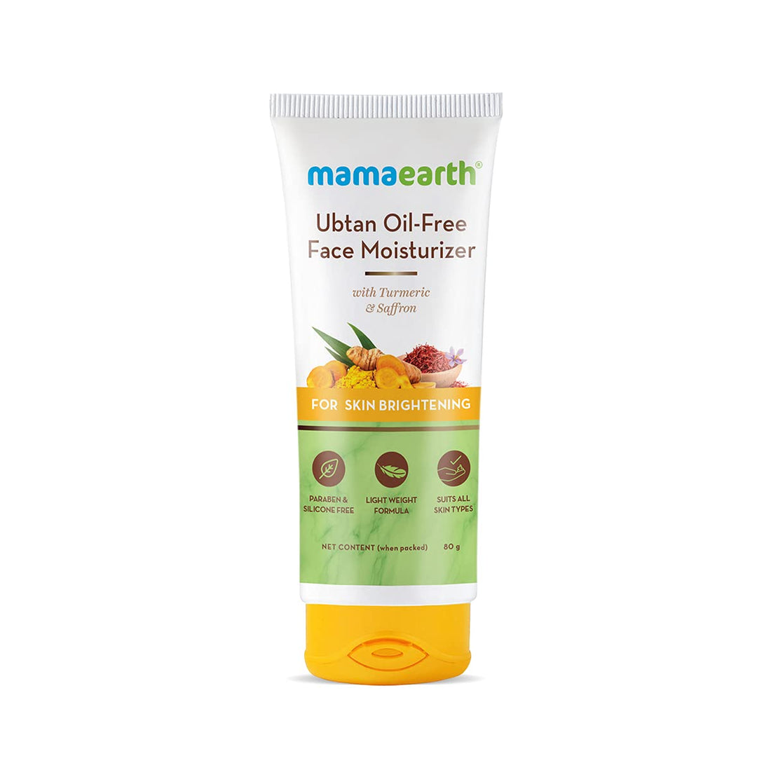 Mamaearth Ubtan Oil-Free Face Moisturizer (80ml)
