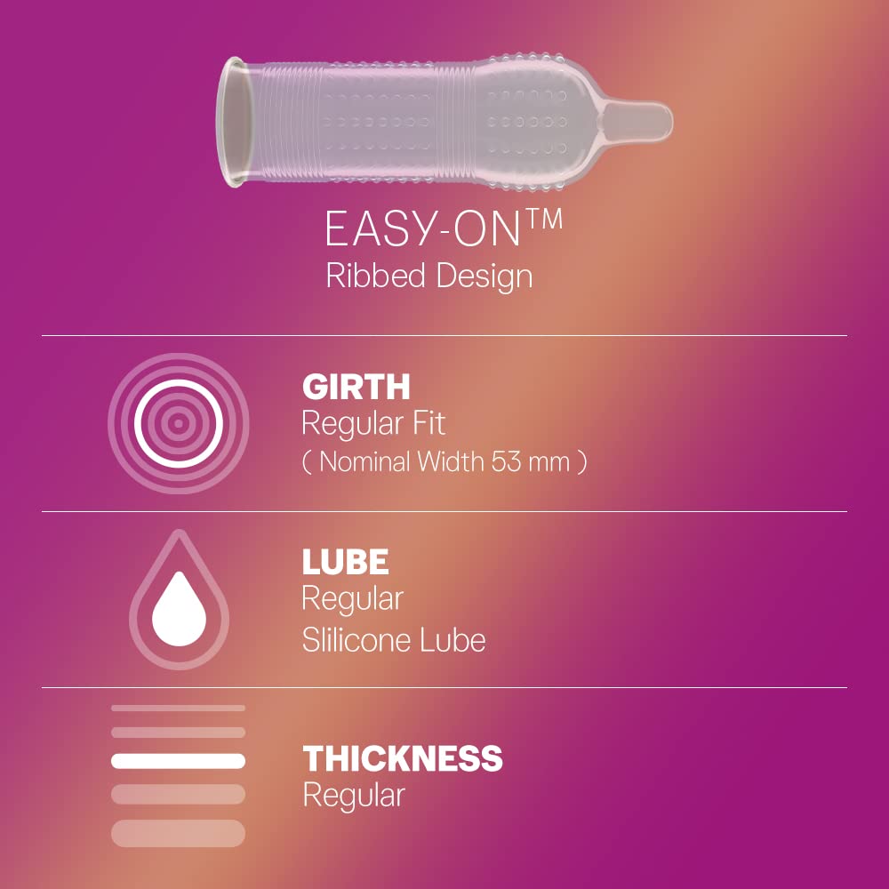 Durex Extra Ribbed Condoms 10pcs