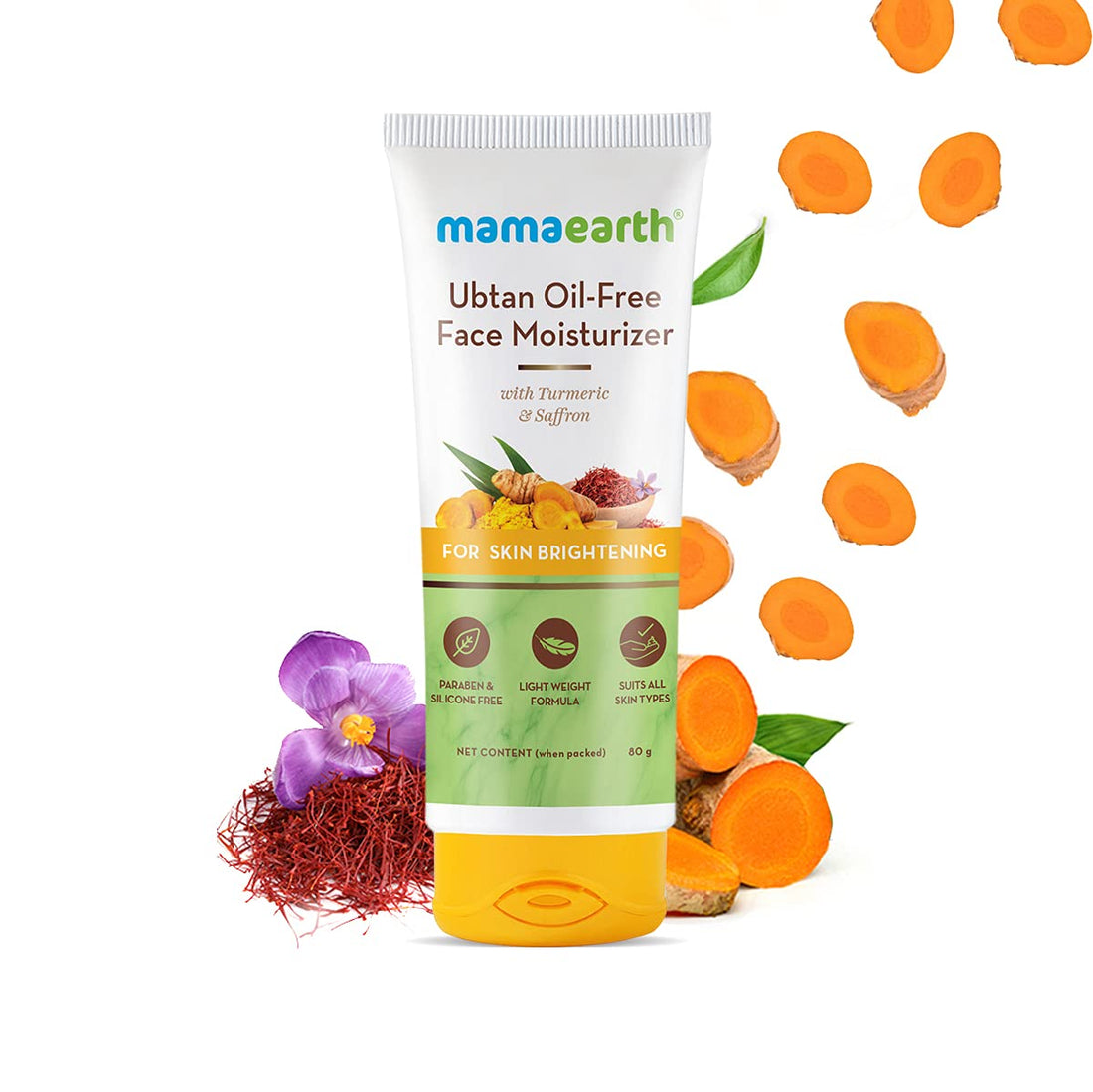 Mamaearth Ubtan Oil-Free Face Moisturizer (80ml)