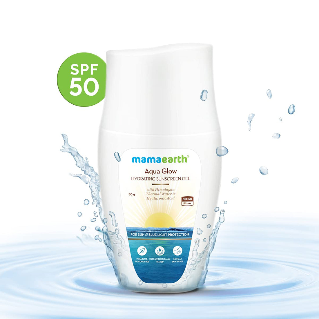 Mamaearth Aqua Glow Hydrating Sunscreen Gel (50gm)