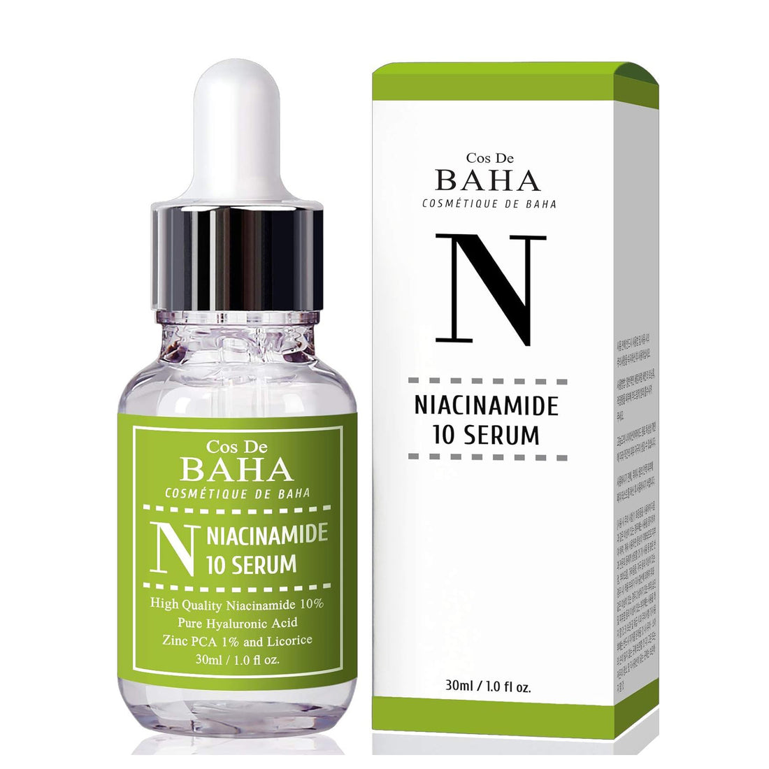 Cos De BAHA Niacinamide 10% + Zinc 1% Serum (30ml)