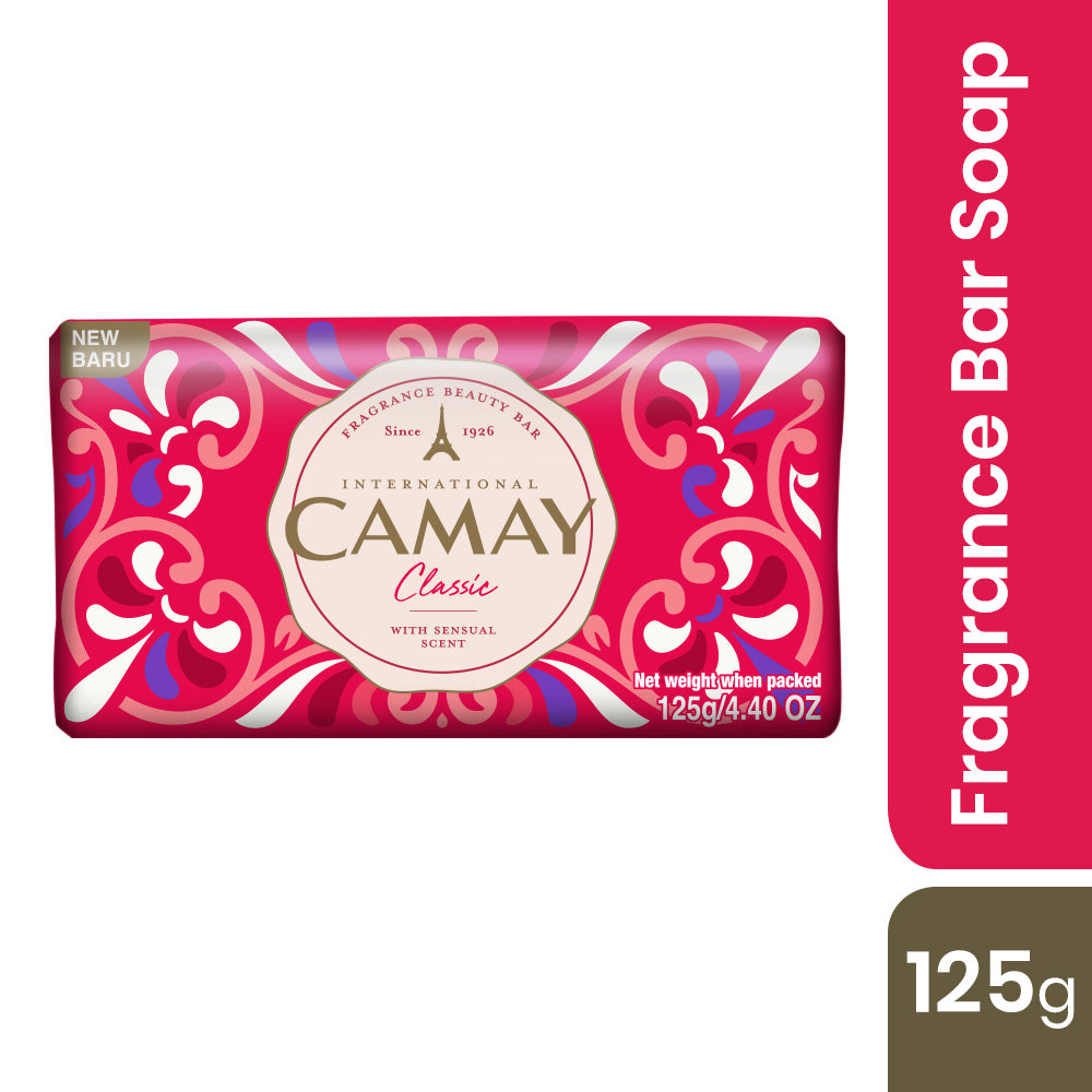 Camay Fragrance Beauty Bar Classic with Sensual Scent (125gm)