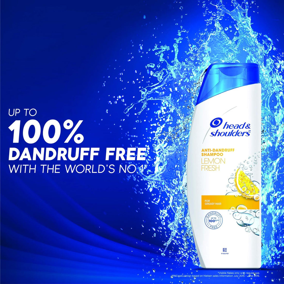 Head & Shoulders Lemon Fresh Anti Dandruff Shampoo (180ml)