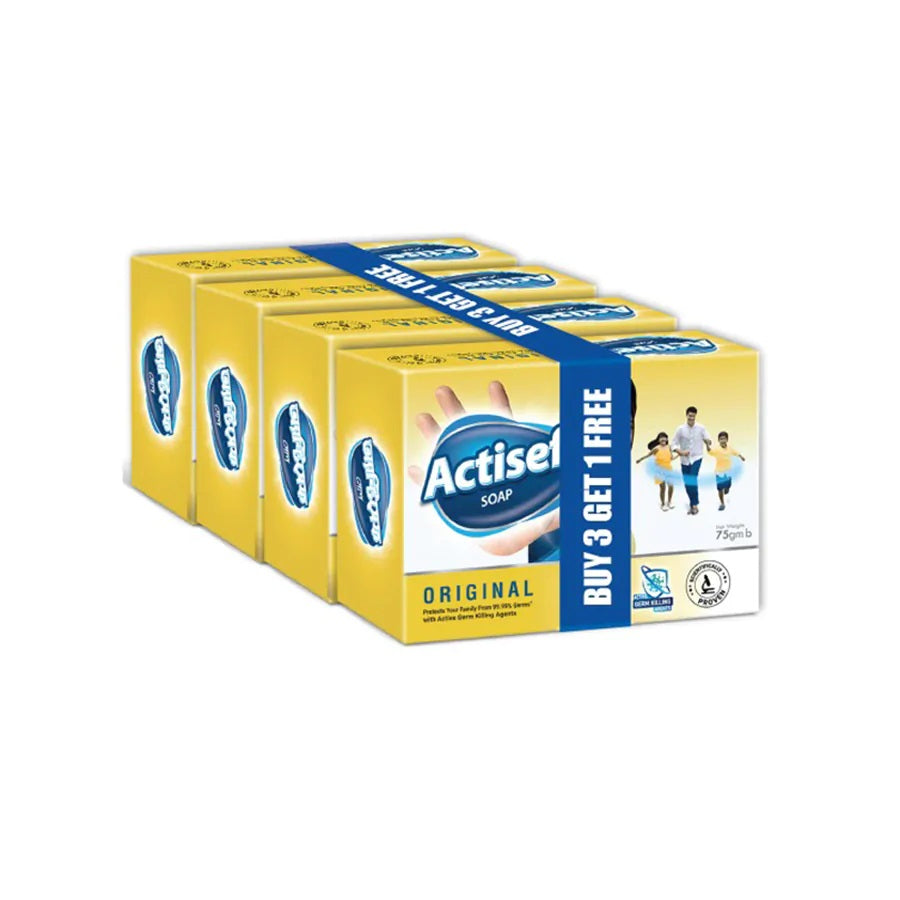 Actisef Original Soap 75gm (Buy 3 Get 1)