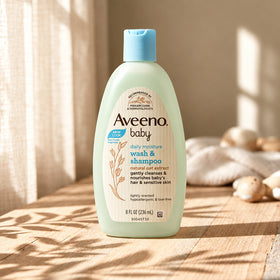 Aveeno Baby Wash & Shampoo Lightly Scented (236ml)