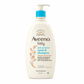Aveeno Baby Daily Moisture Wash & Shampoo 532ml