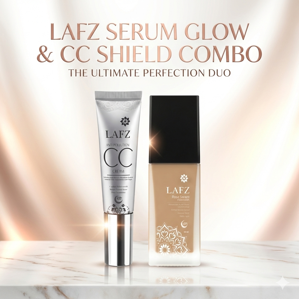 Lafz Serum Glow & CC Shield Combo