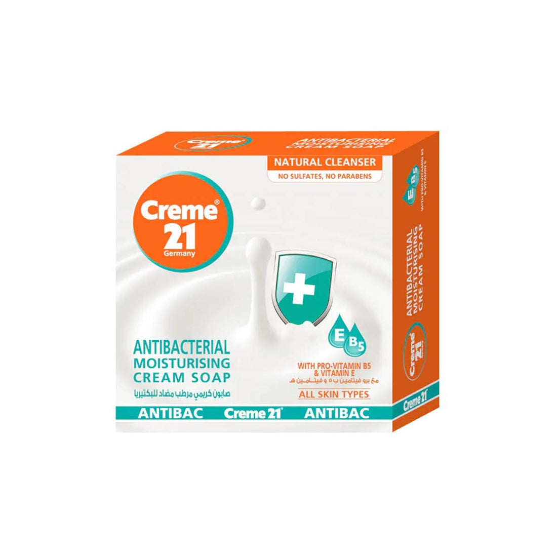 Creme 21 Antibacterial Moisturizng Cream Soap (100gm)