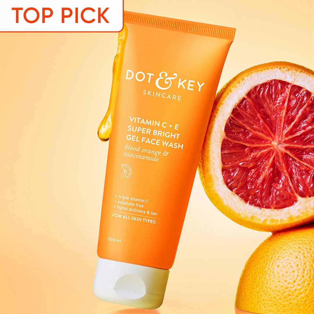 Dot & Key Vitamin C+E Super Bright Gel Face Wash (100ml)-1
