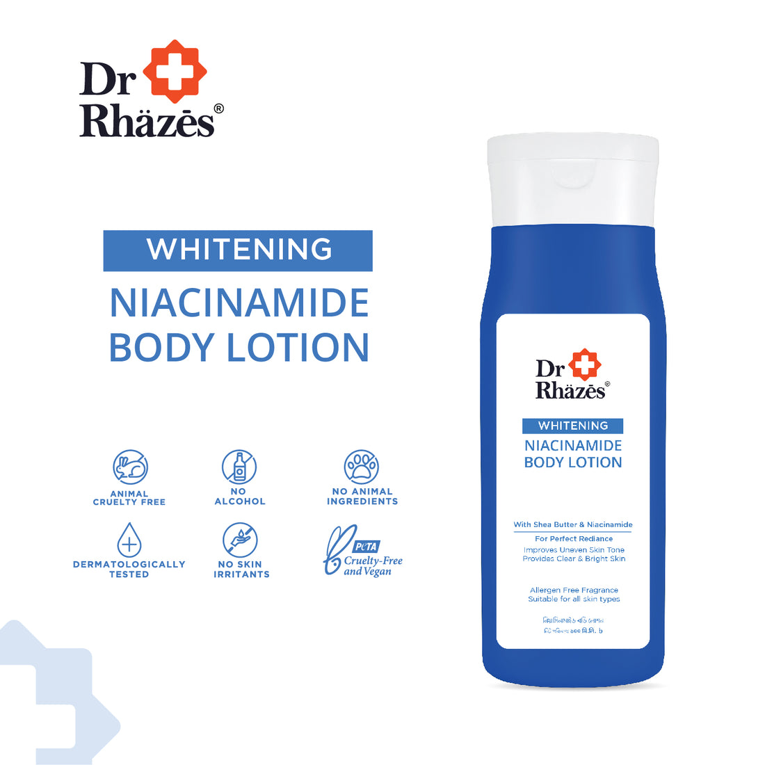 Dr Rhazes Niacinamide Body Lotion (100ml)