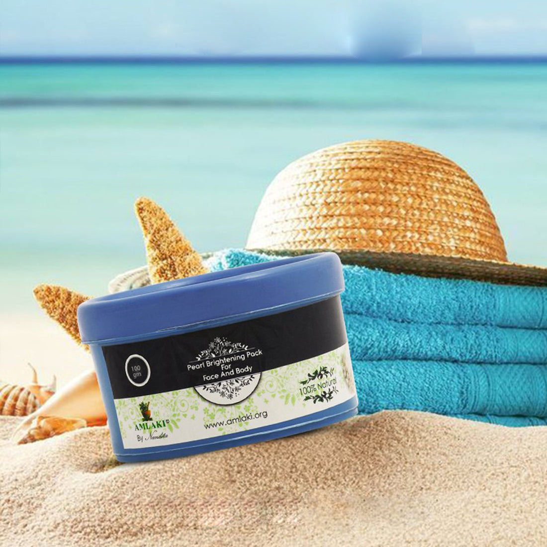 Amlaki Pearl Brightening Pack for Face & Body (100gm)