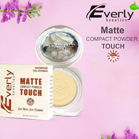 Everly Beauties Matte Touch Compact Powder - Sandy Beige-1