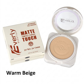 Everly Beauties Matte Touch Compact Powder - Warm Beige 1
