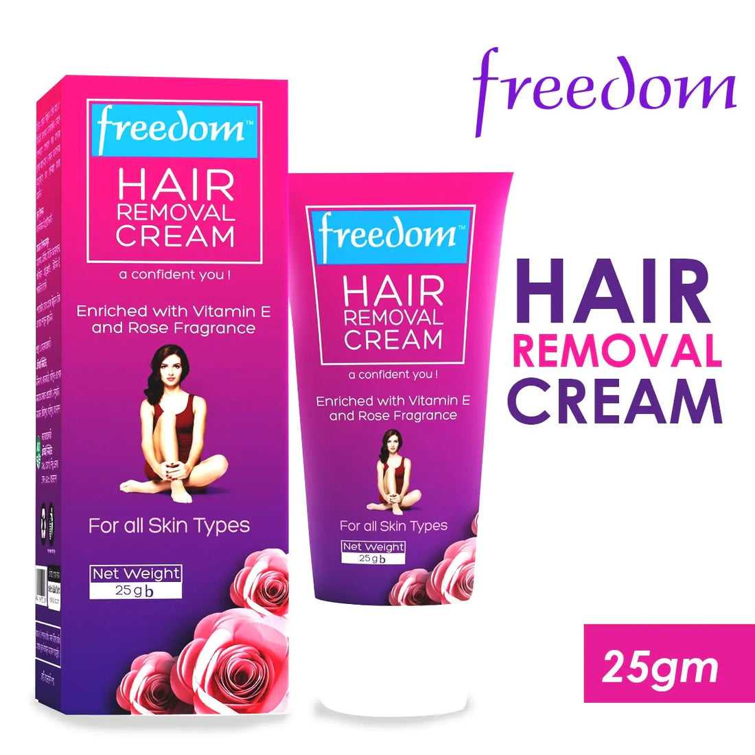 Freedom Hair Removal Cream 25ml (Buy 1 Get 1 Free)