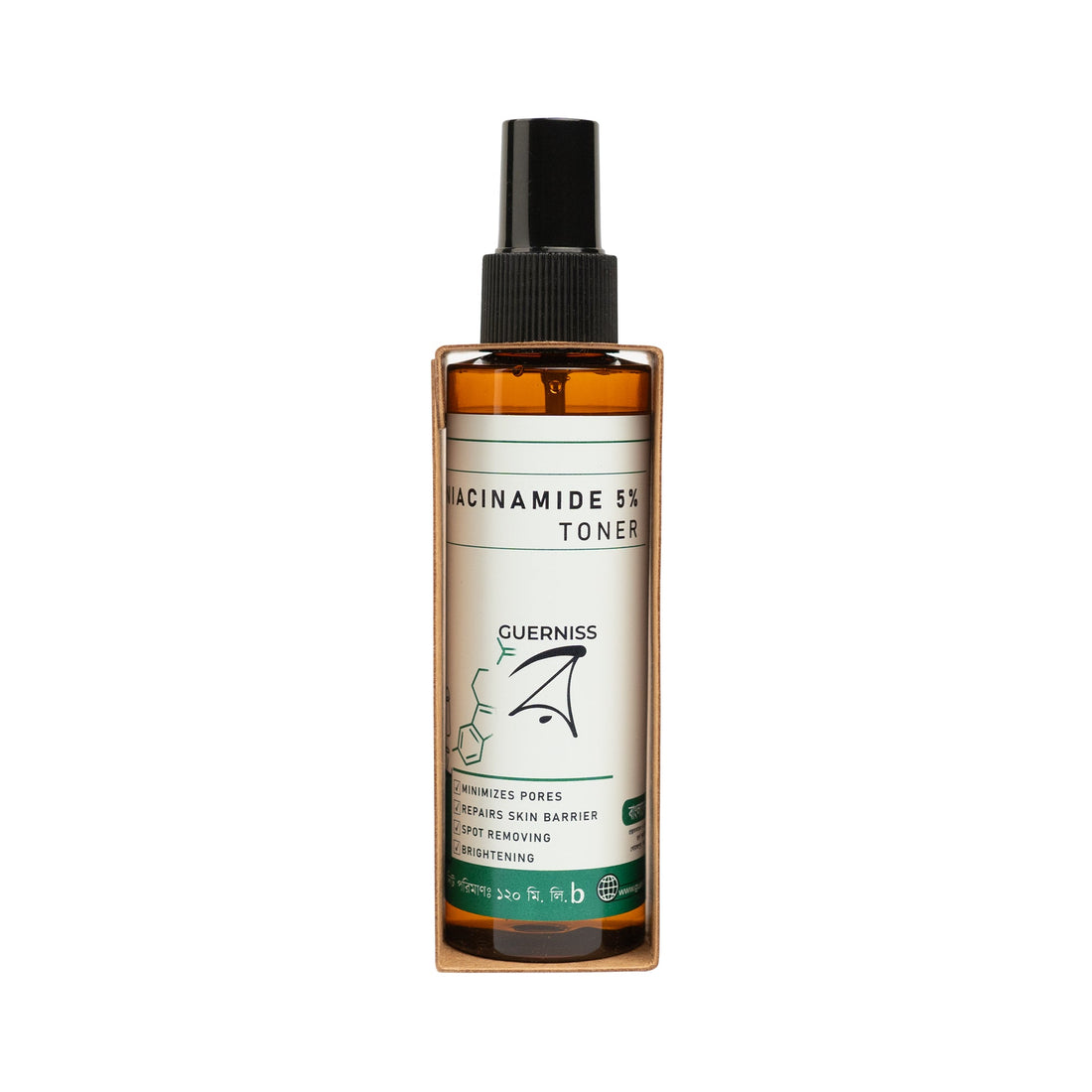 Guerniss Raw Niacinamide Toner 5% (120ml)-1