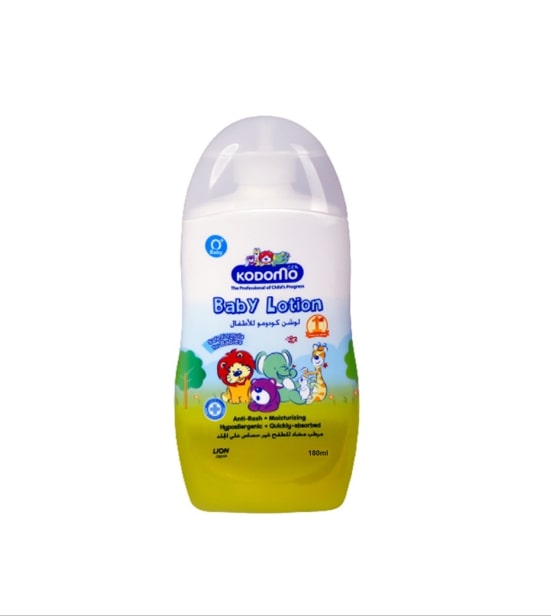 Kodomo Anti Rash & Moisturizing Baby Lotion 0+ Baby (180ml)