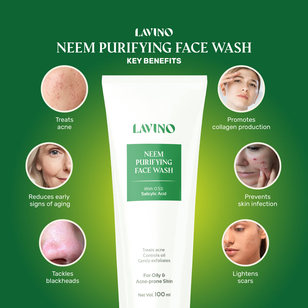 Lavino Neem Purifying Face Wash (100ml)