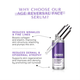 The Remedist by Dr Rhazes Age Reversal Face Serum with Rovisome Retinol Moist (30ml)