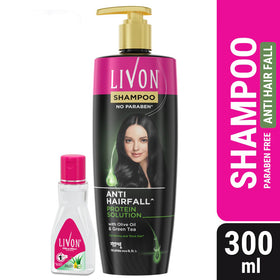 Livon Anti Hairfall Protein Shampoo 300ml & Livon Hair Serum 50ml