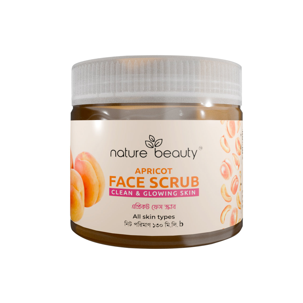 Nature Beauty Appricot Face Scrub (130ml)
