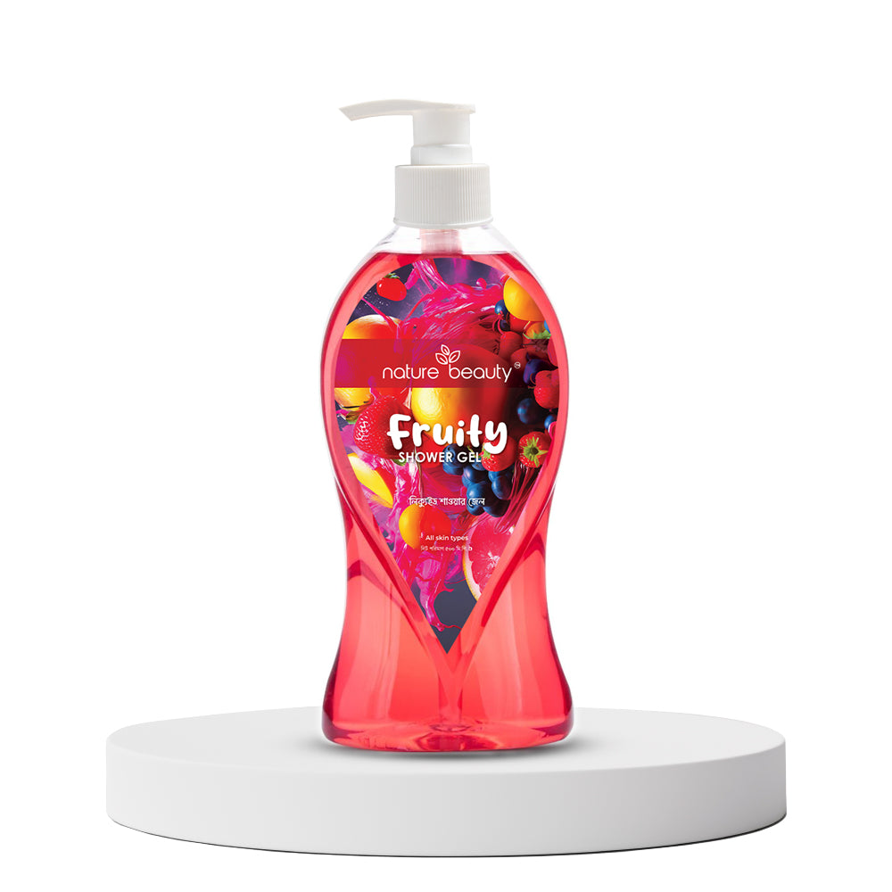 Fruity Bath & Shower Gel Green Apple 300ml Refreshing Cleanser Gentle Formula main image 0