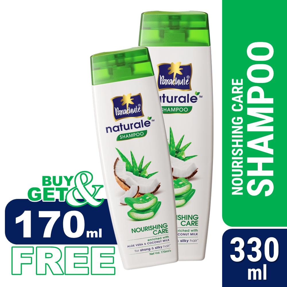 Parachute Naturale Shampoo Nourishing Care 330ml (Get 170ml Shampoo Free)
