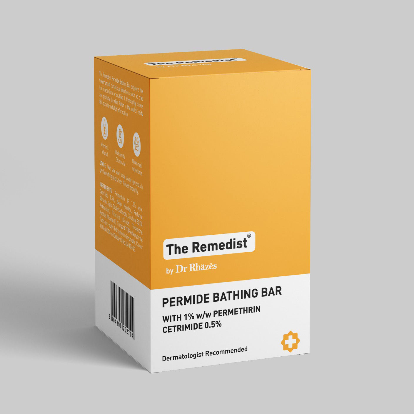 The Remedist by DR Rhazes Permide Bathing Bar 100gm