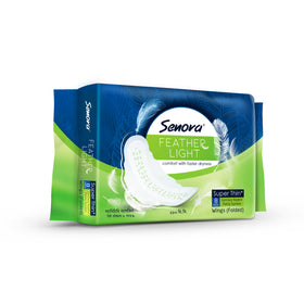 Senora Feather Light Sanitary Napkin (Panty System) 8pads