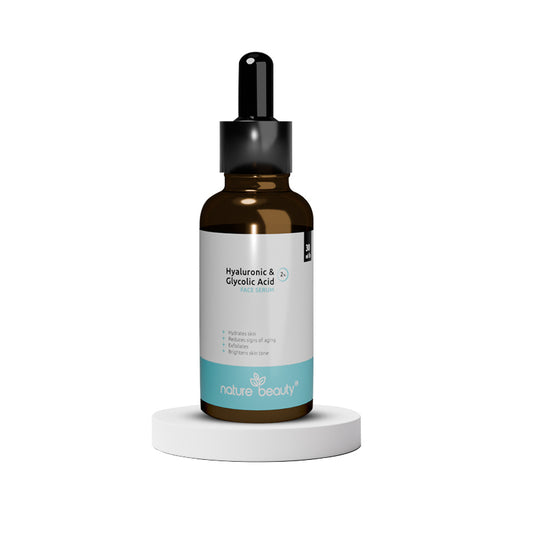 Nature Beauty Hyaluronic 1% & Glycolic Acid 2% Serum (30ml)