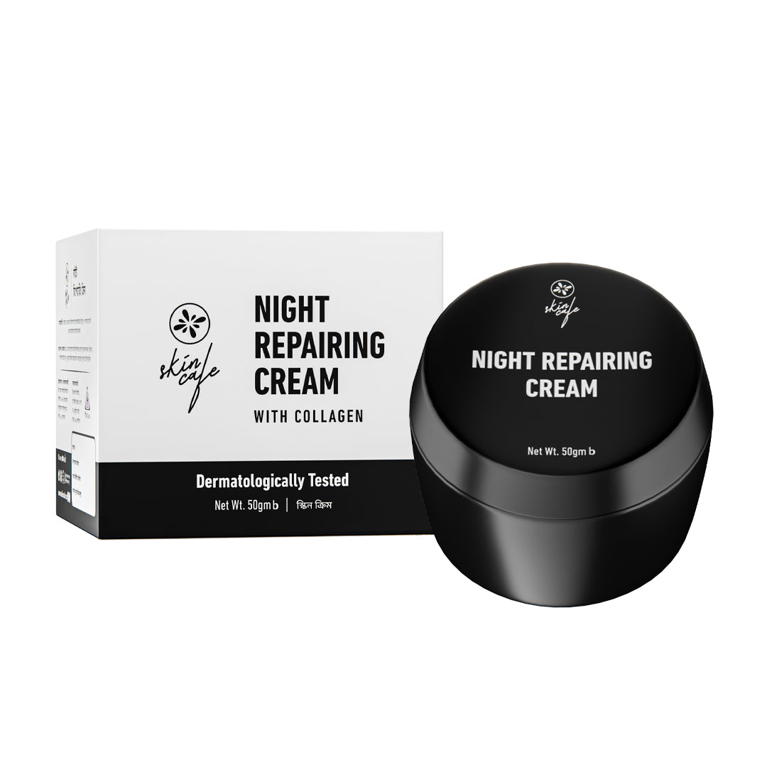 Skin Cafe Night Repairing Cream With Collagen (50gm)