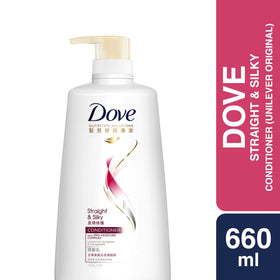 Dove Straight & Silky Conditioner 660ml (Unilever Original)