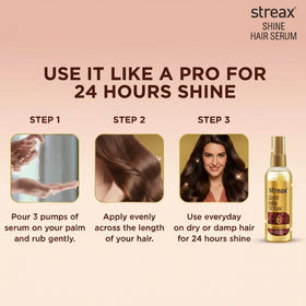 Streax Shine With Walnut Oil Hair Serum (55ml)-1