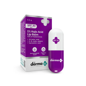 The Derma Co 1% Kojic Acid Lip Balm SPF 30 PA++ for Lip Pigmentation (4.5g)