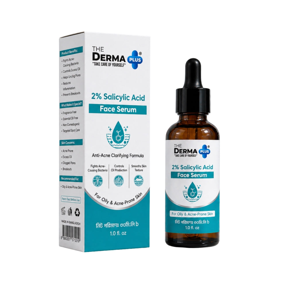 The Derma Plus 2% Salicylic Acid Face Serum (30ml)
