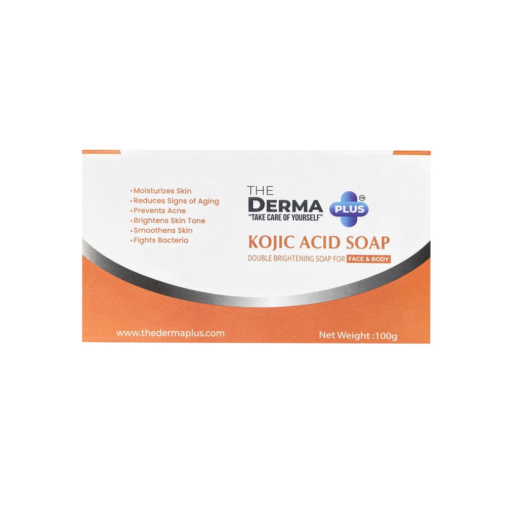 The Derma Plus Double Brightening Kojic Soap (100g)