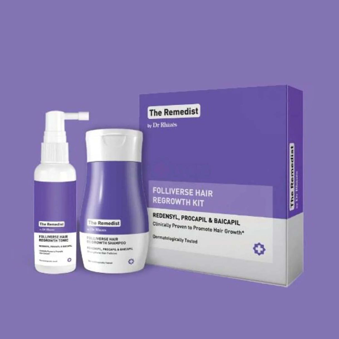 The Remedist by Dr. Rhazes Folliverse Hair Regrowth Kit (160ml)