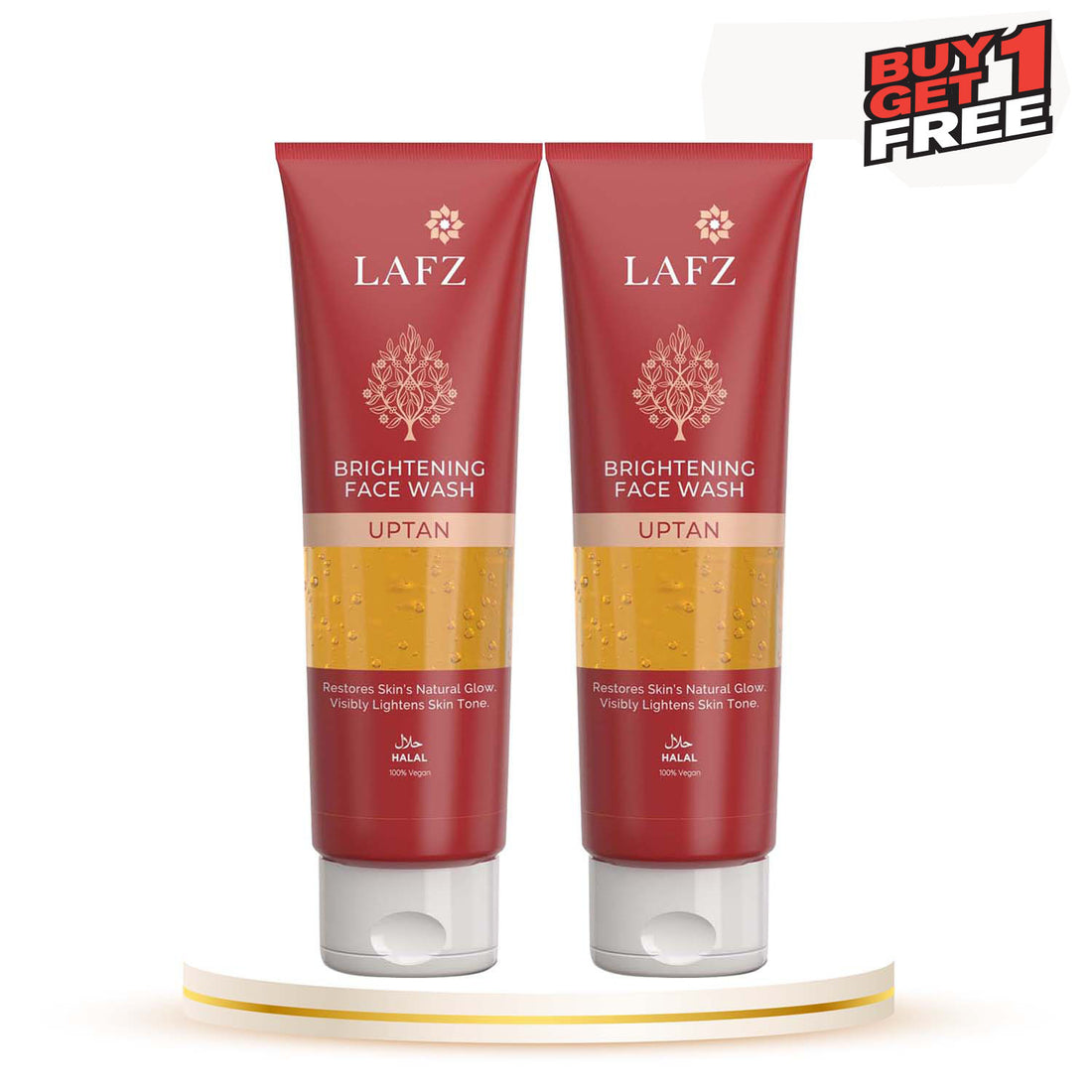 Lafz Uptan Brightening Face Wash (75ml) - Tube (B1G1)