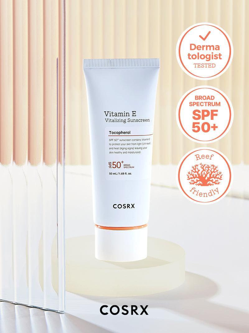Cosrx Vitamin E Vitalizing Sunscreen SPF 50 (50ml)