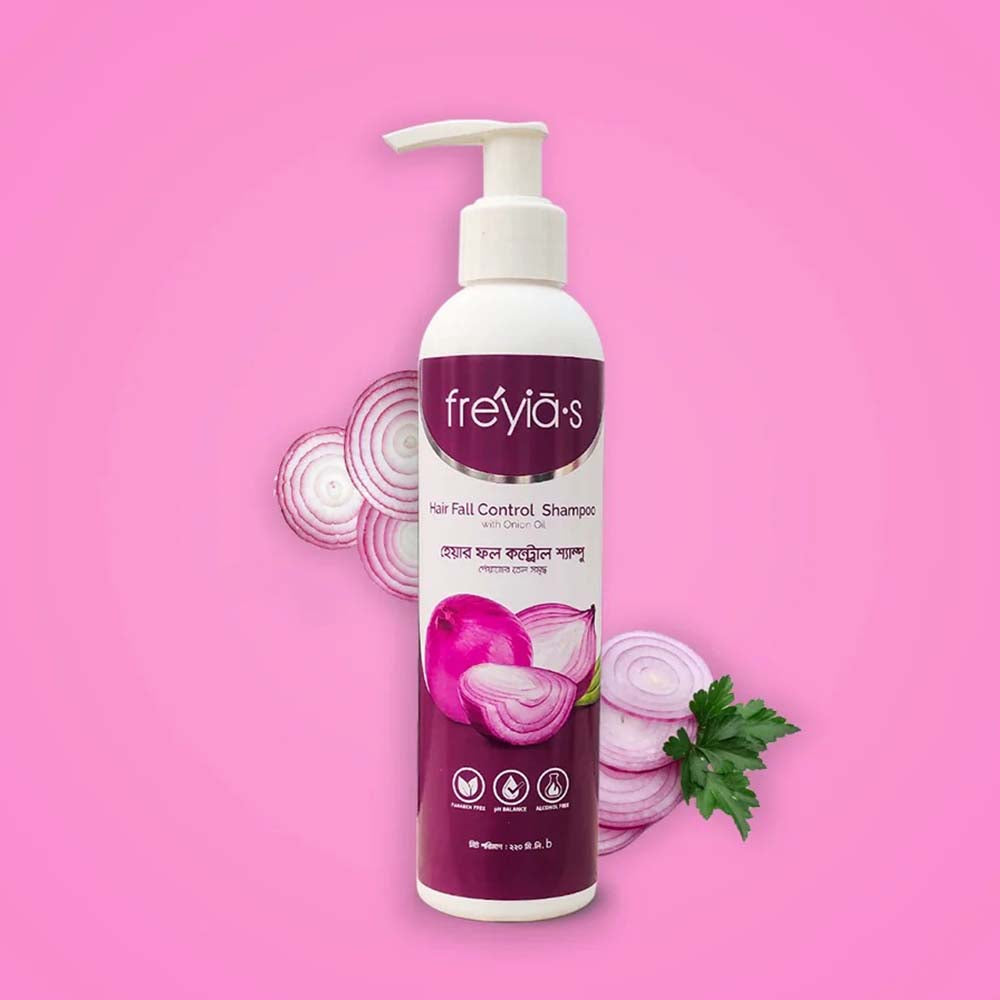 Freyias Hair Fall Control Shampoo with Onion Oil (220ml)