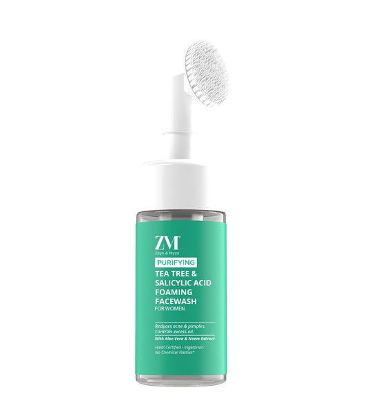 Zayn & Myza Tea Tree and Salicylic Acid Foaming Face Wash for Women (100ml) BD