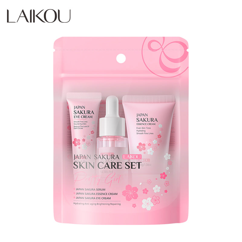 Laikou Sakura Skin & Eye Care Set (3Pcs)