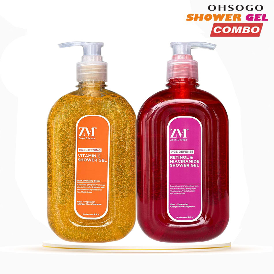 Zayn & Myza Shower Glow Combo – Vitamin C & Retinol