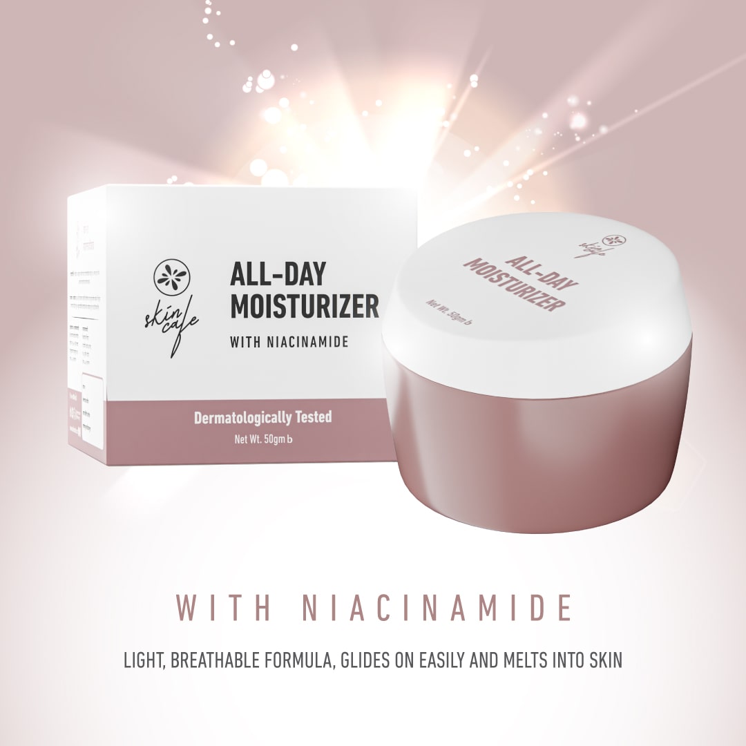 Skin Cafe All-Day Moisturizer With Niacinamide (50gm)