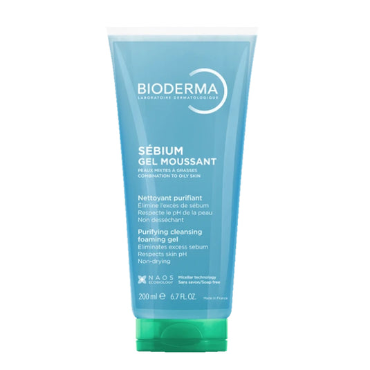 BIODERMA Sebium Moussant Purifying Cleansing Foaming Gel (200ml)