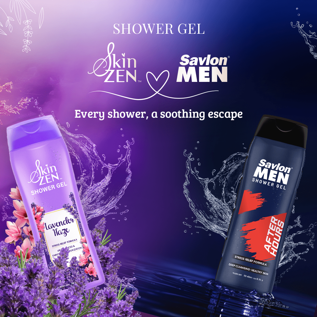 Savlon Men & Skinzen Shower Gel 250ml Combo (Free Loofah)